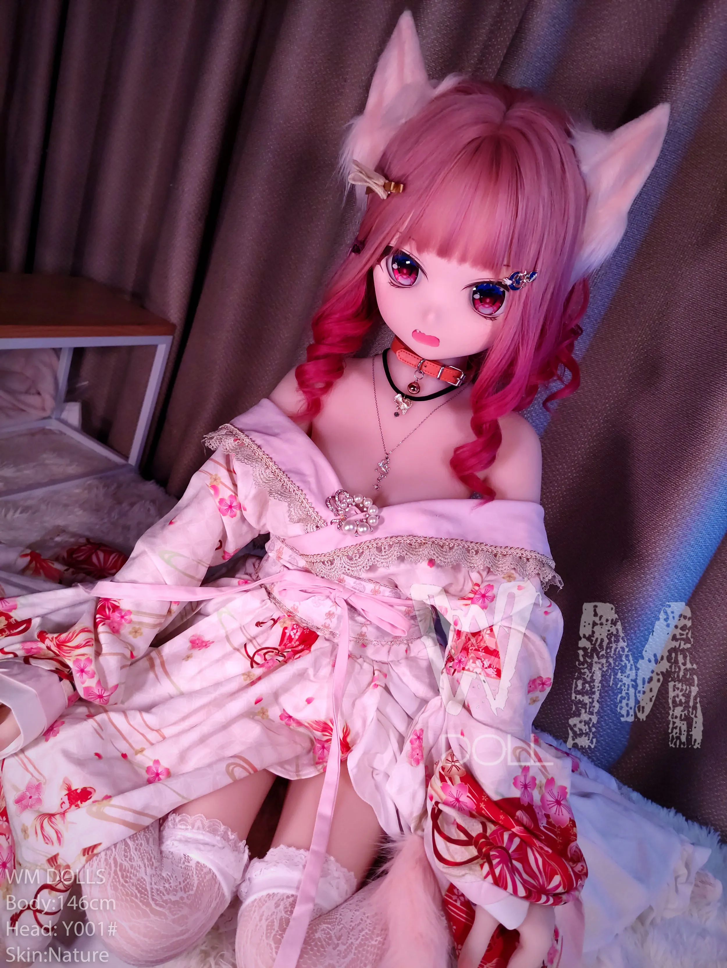 146cm (4ft9) B罩杯動漫情趣實體娃娃 - TPE身體搭配PVC頭部 #y001